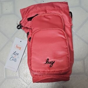 Lug Huggie insulated crossbody water bottle bag, Nwt